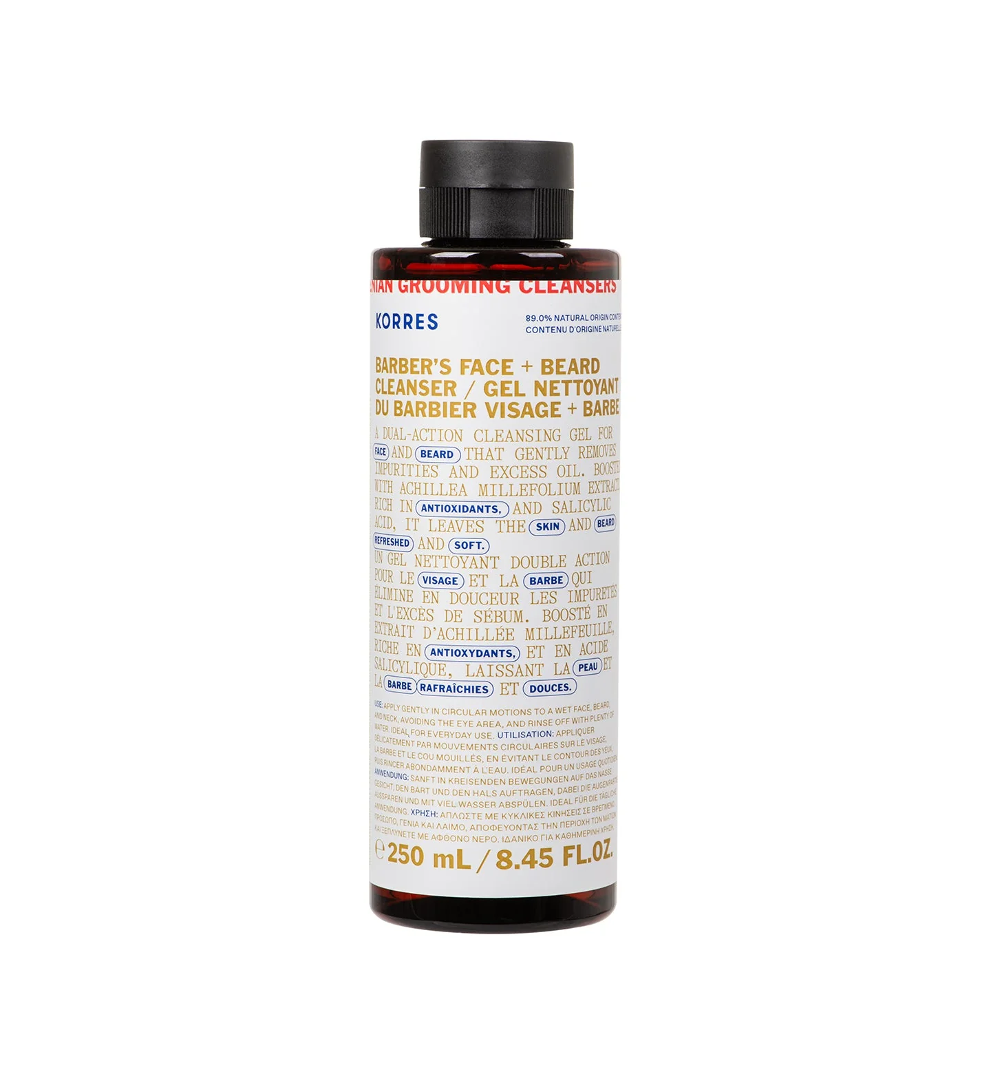 Barber Face + Beard Cleanser for Men