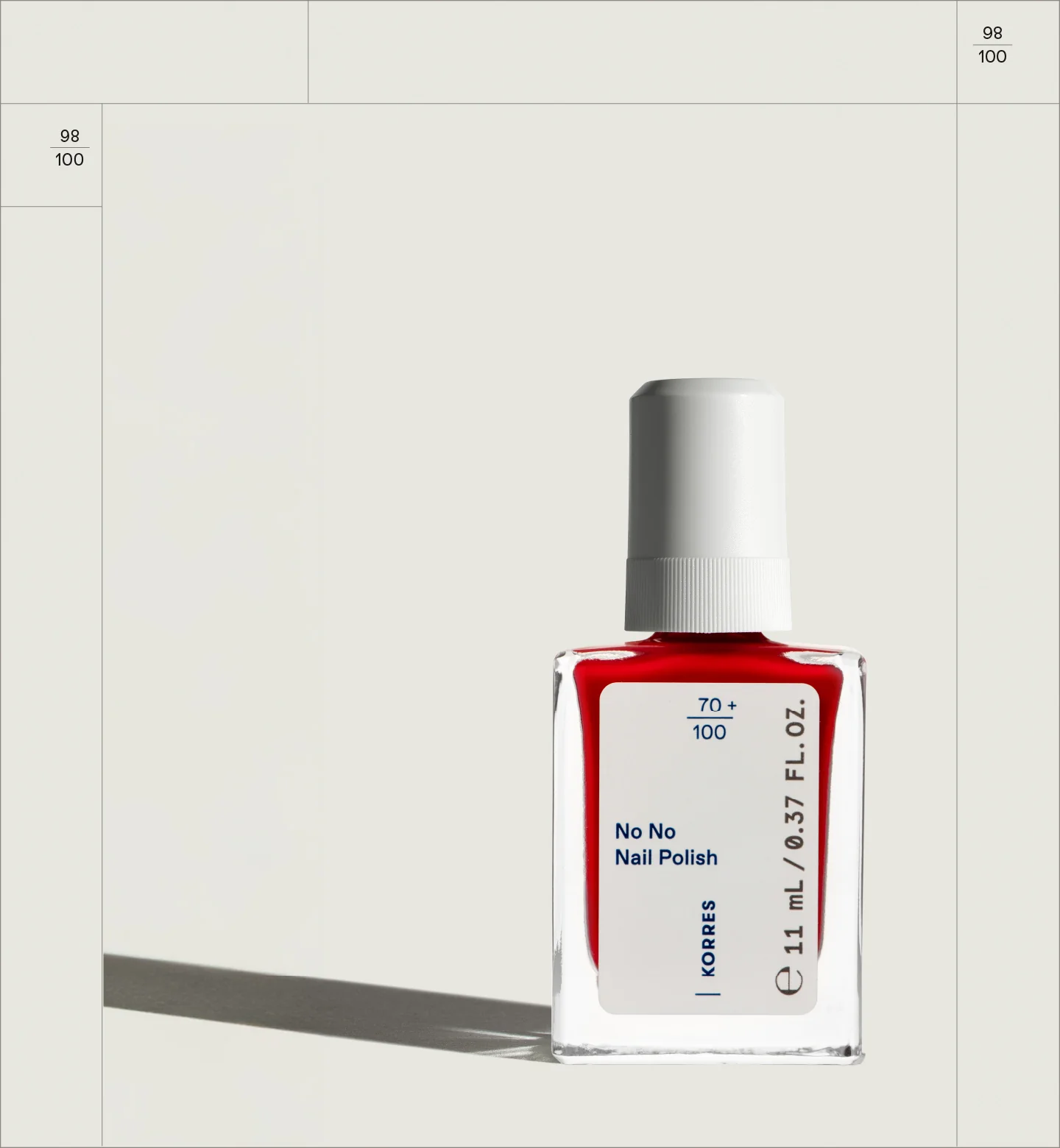 No No Nail Polish True Red