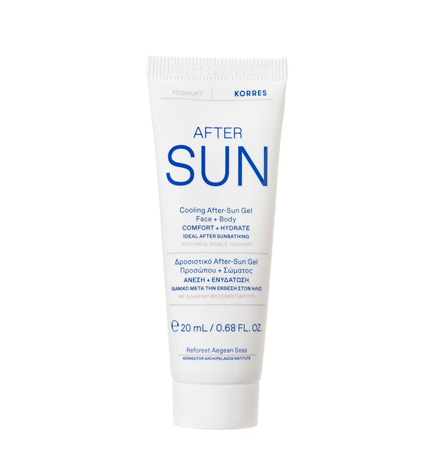 Mini Greek Yoghurt Cooling After-Sun Gel Face & Body 20ML